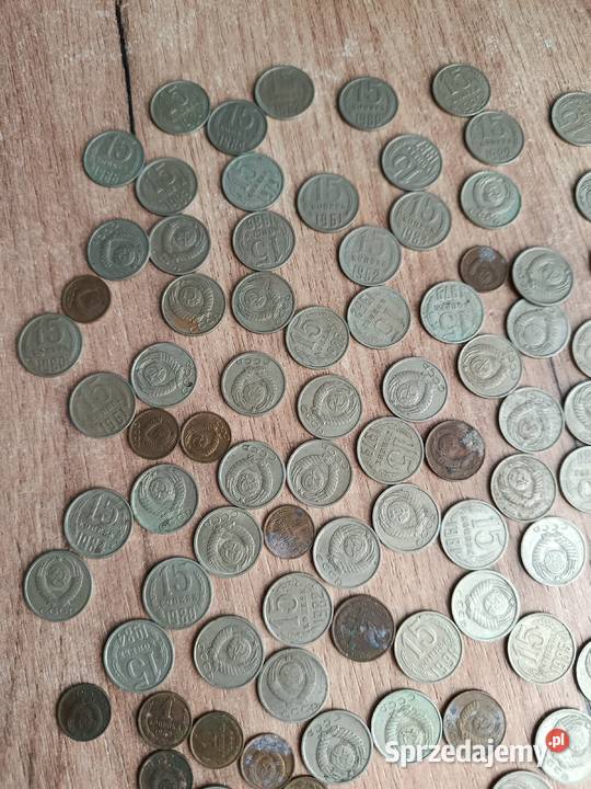 Monety stare cccp kopiejki 90 sztuk zestaw Choszczno