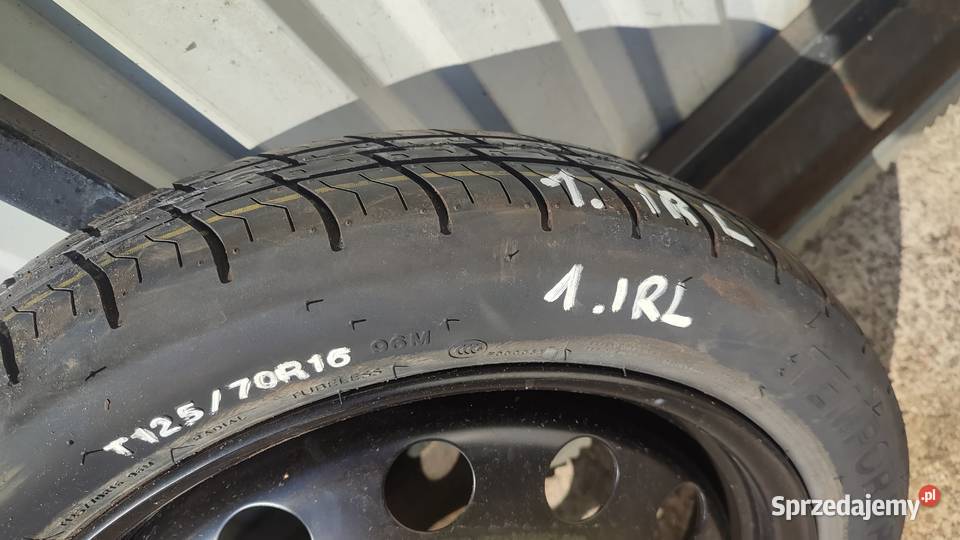 VW GOLF VII KOŁO DOJAZDOWE 5x112 35Jx16 ET255 Włoszczowa