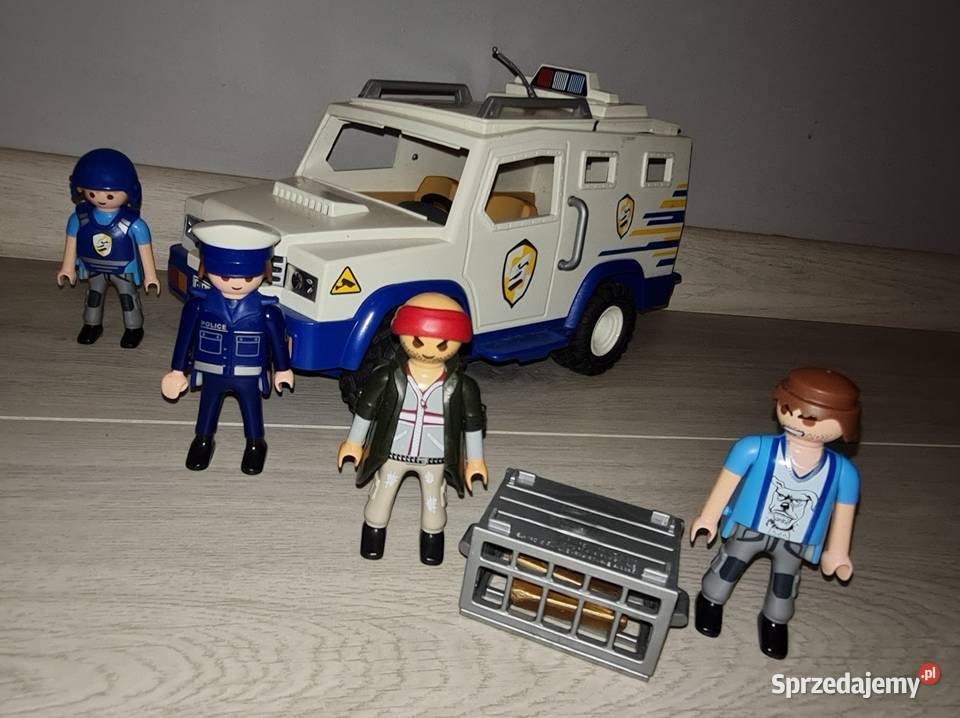 Figurki zestaw kolekcja Playmobil transporter Łódź