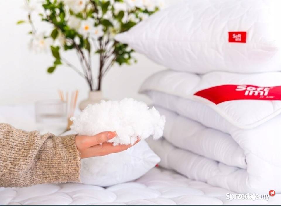 2 x PODUSZKA 45X45 antyalergiczna zamek GRUBA Mikołów