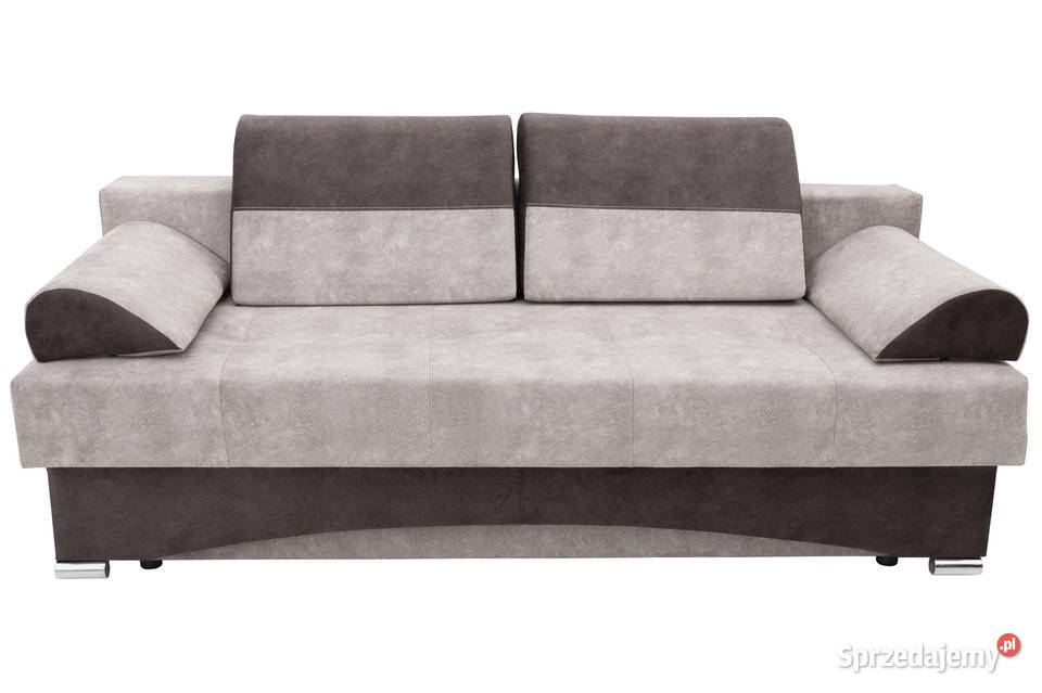 Kanapa Tapicerowana Jasnobrązowa bez Boków Dębica sprzedam