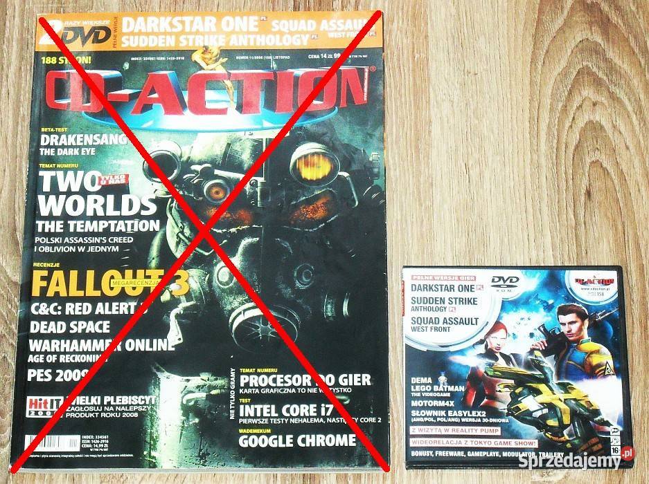 Płyty dodatki Magazynu CDACTION niekompletne Czasopisma Gliwice