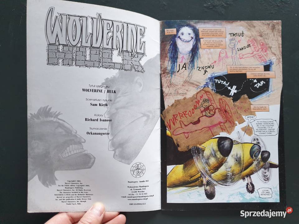 Wolverine Hulk cz1 Mandragora Marvel pomorskie Gdynia