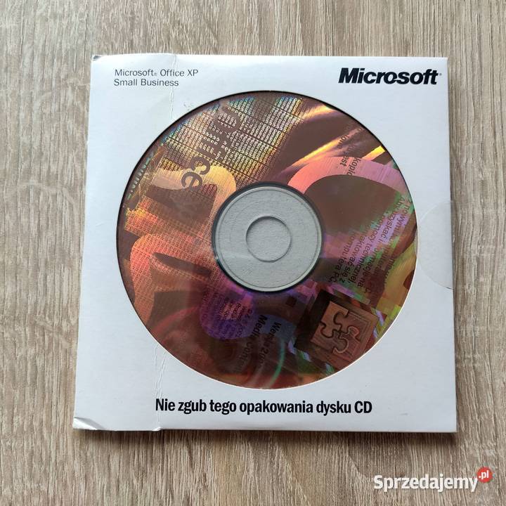 Microsoft Office XP Small Business OEM płyty Oprogramowanie Tuchola sprzedam