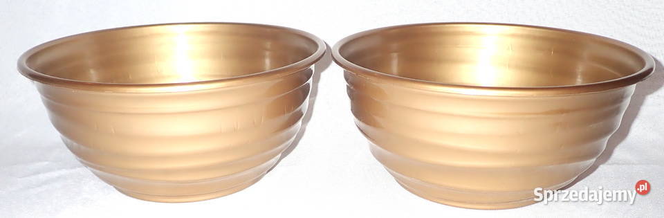 Złote ozdobne miski 24 na stroiki SAND 24 Siewierz