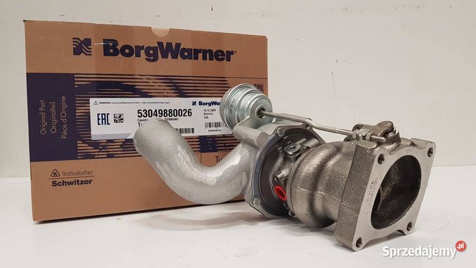 Turbosprężarka BorgWarner KKK 53049880026 Siedlce sprzedam