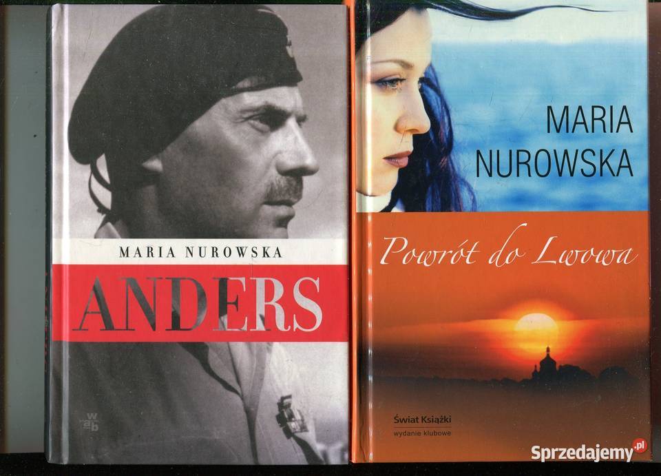 Powrót do Lwowa Anders Maria Nurowska twarda zachodniopomorskie Szczecin sprzedam