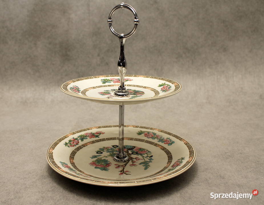 Wedgwood Etażerka II poziomowa ciasto owoce Stargard sprzedam