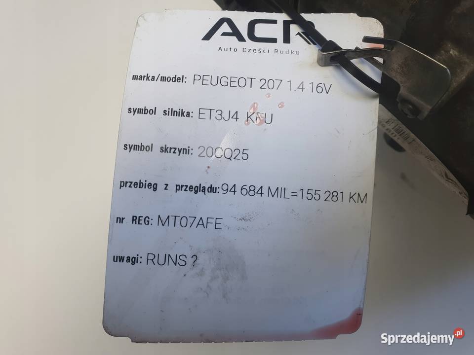 SPRĘŻARKA KLIMATYZACJI Peugeot 207 14 16V KFU Klimatyzacja lubelskie Chełm