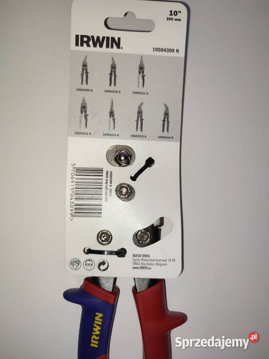 IRWIN NOŻYCE DO BLACHY UNIWERSALNE LEWE 250MM Opole sprzedam