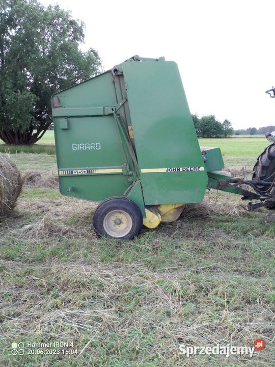 Prasa rolującą John Deere 550 lubelskie