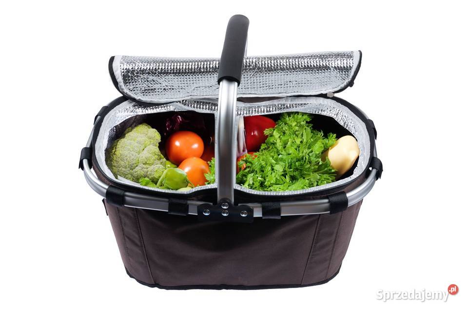 SKŁADANY KOSZYK TERMICZNY PIKNIKOWY NA ZAKUPY Poznań