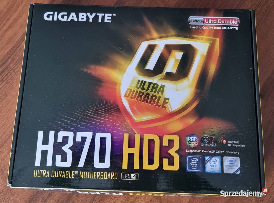 Gigabyte H370 HD3 CPU i58500 16GB RAM DDR4 ATX Będzin