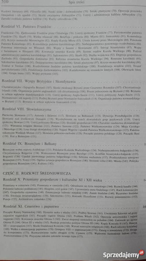 Historia Powszechna Średniowiecze TManteuffel historia, archeologia Olsztyn sprzedam