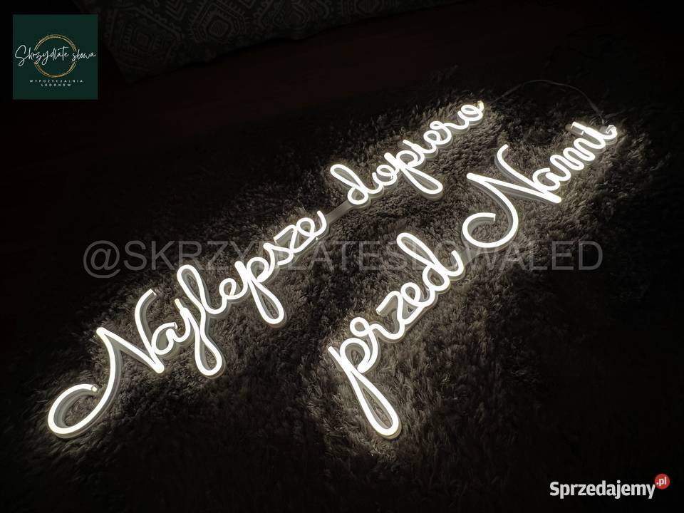 Led ledon neon na wesele Najlepsze dopiero przed Kłobuck