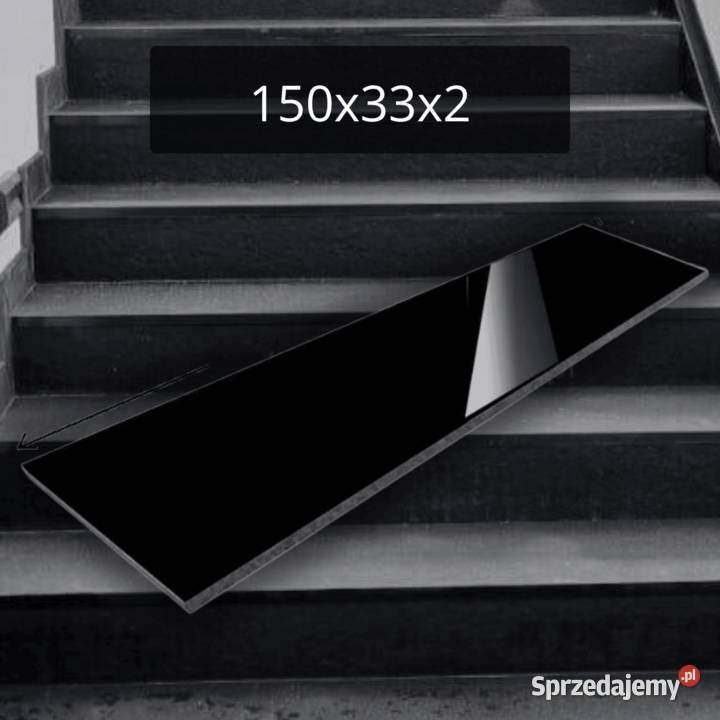 Stopnica granitowa Absolute Black czarna Tczew