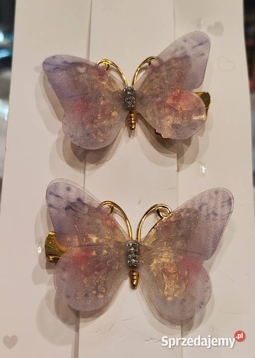 Spinki do włosów MOTYLKI 2 Piaseczno