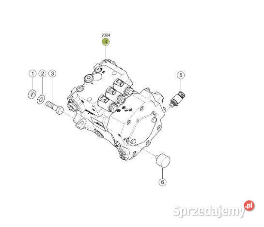 Claas Jaguar 970 pompa hydrauliczna przyrządu