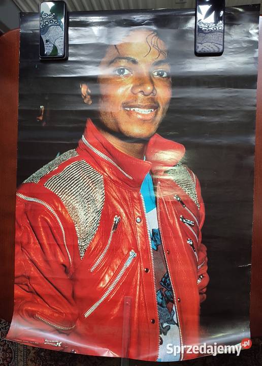 Plakat z 1984 roku Michael Jackson Warszawa