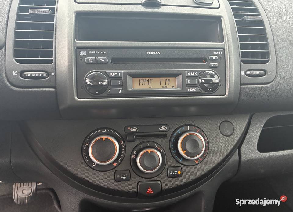 Nissan Note 14 benzyna z 2007 roku sprawny z isofix Motoryzacja Gostyń sprzedam