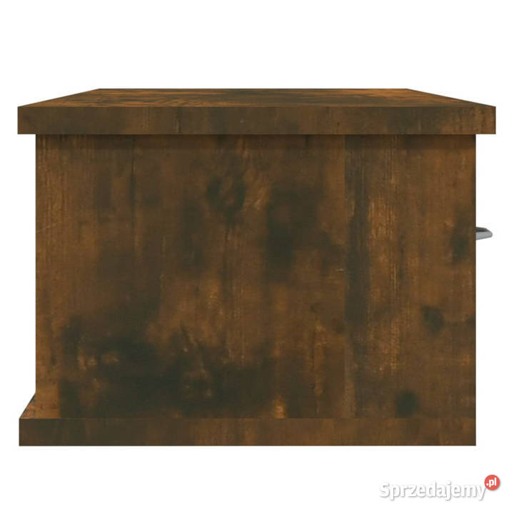 Szafka ścienna przydymiony dąb 88x26x185