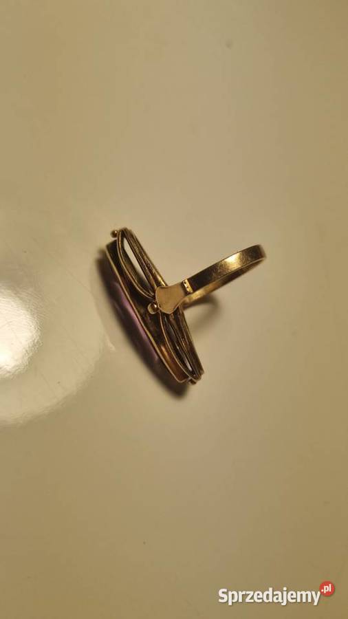 Złoty pierścień złoto 585 złote Gdańsk