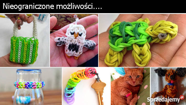 Rainbow Loom Bands 4200 Gumki Dodatki