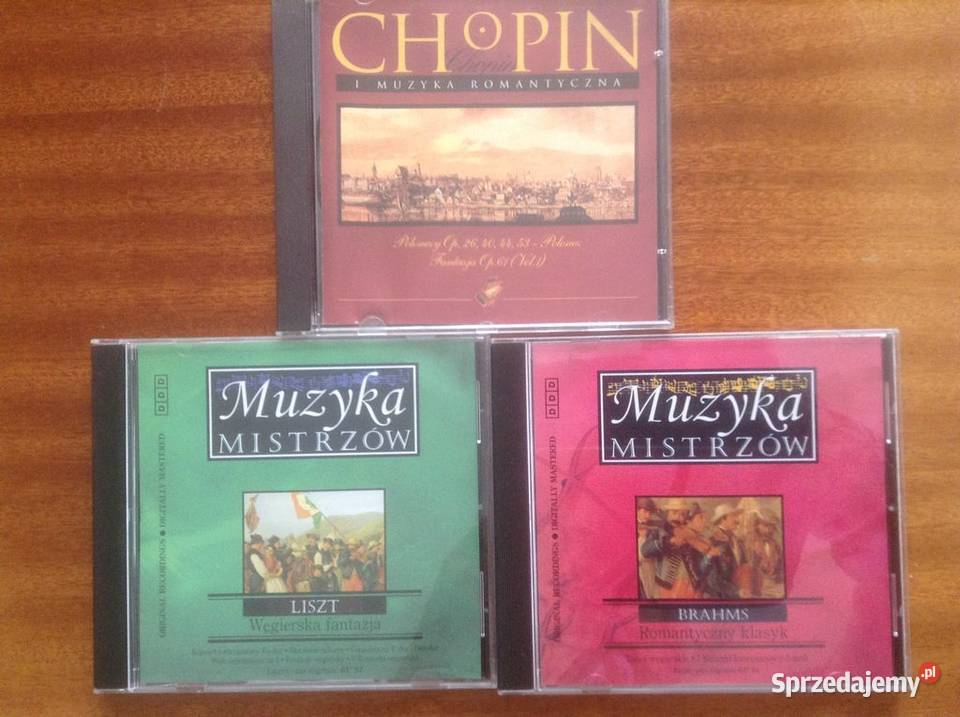 Zestaw 3 płyt CDz muzyką mistrzów klasyki Opole