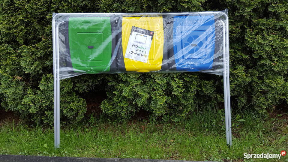 Stojak na śmieci na 4 worki Duży Grube rurki Pozostałe sprzedam