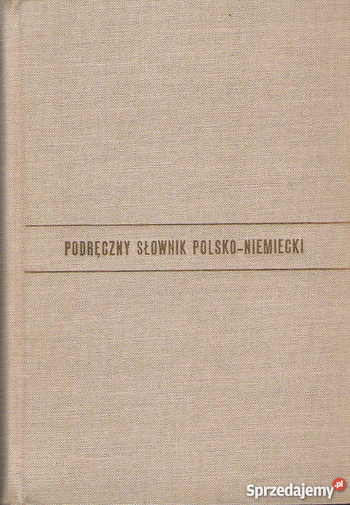 Podręczny słownik polsko-niemiecki.