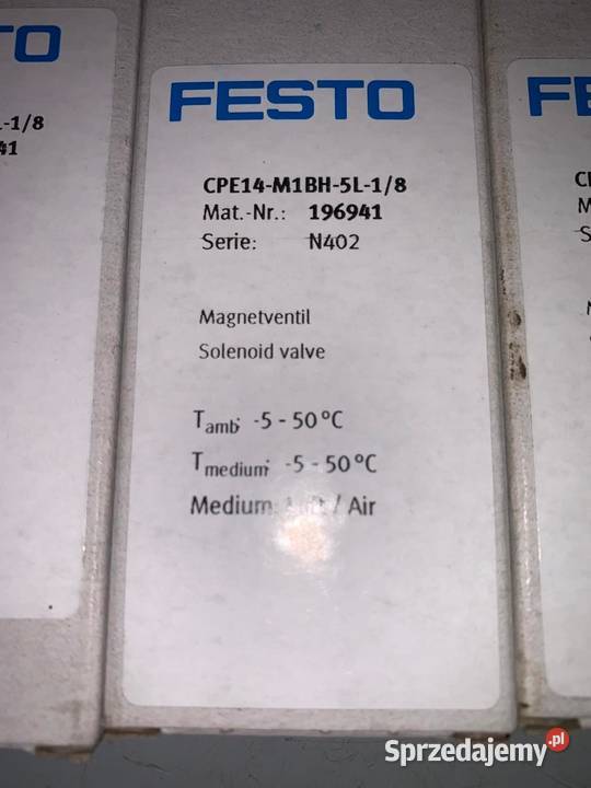 Festo CPE14M1BH5L18 196941 Elektrozawór Pozostałe Warszawa