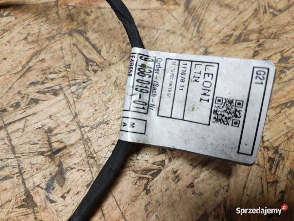 Wiązka PDC Instalacja w Zderzak Tył BMW 3 G20 Pleszew
