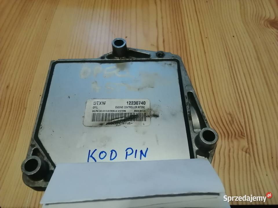 Zestaw startowy Opel Astra H Z16XEP z pin kodem Leśna
