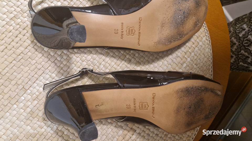 Buty damskie wizytowe włoskie Donna Serena 39 Sandały i klapki Lublin sprzedam
