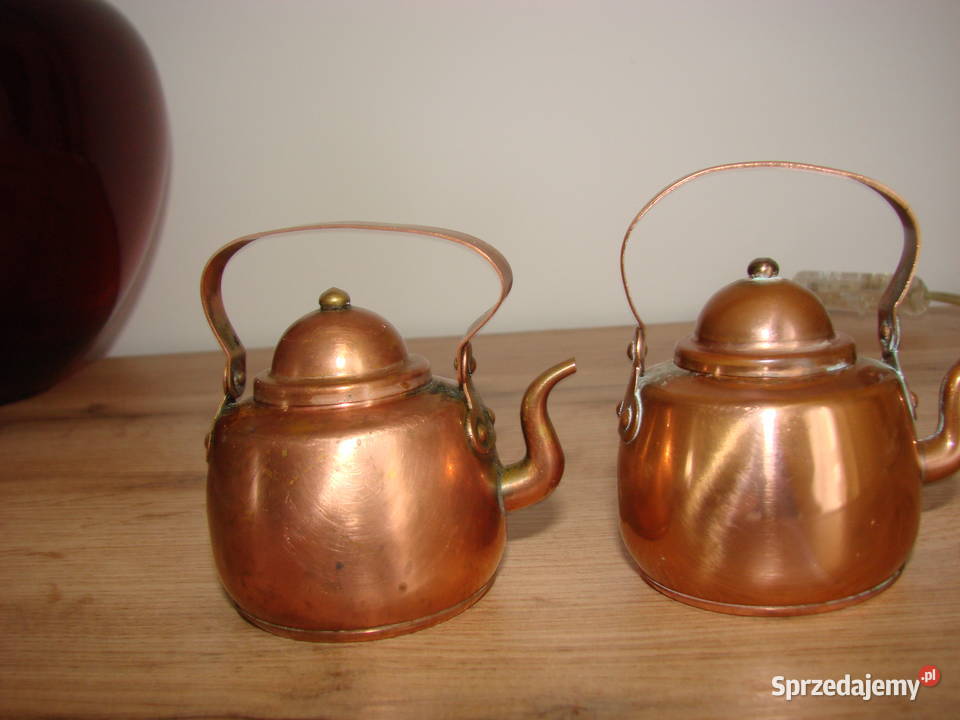 mały miedziany czajniczek pomorskie Pruszcz Gdański sprzedam