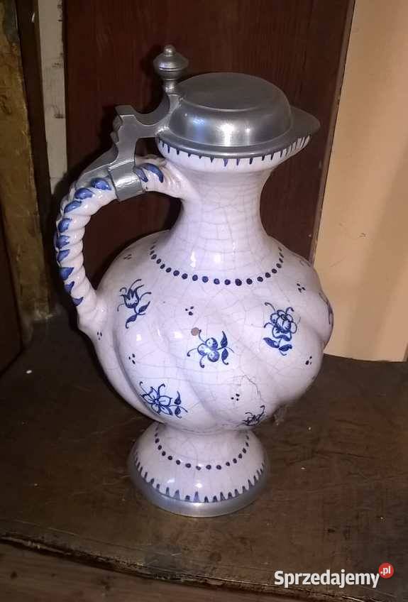 Dzbanek z pokrywką Amforka Karafka ceramiczna Kraków