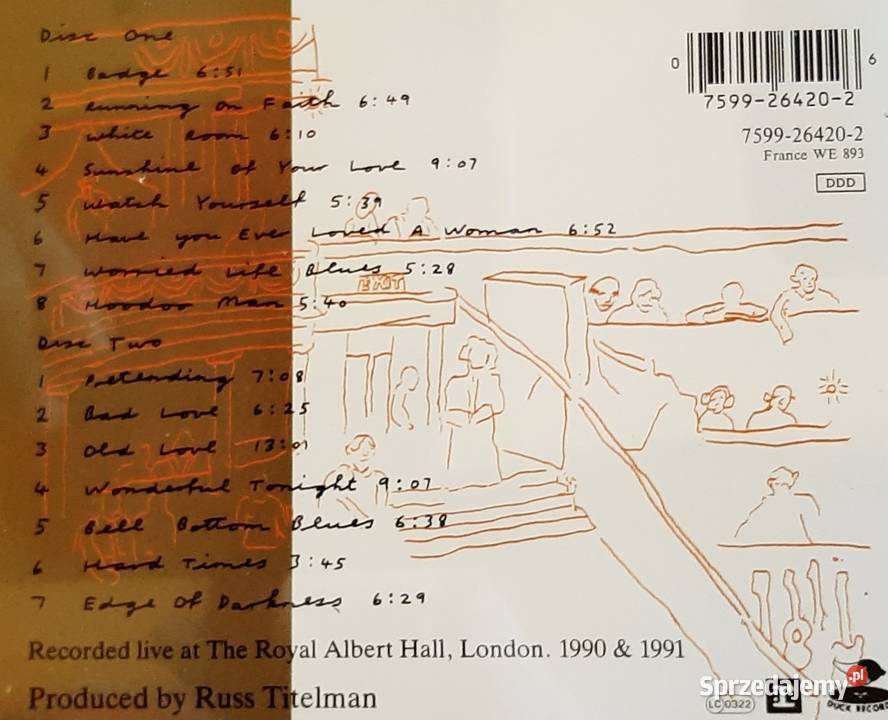 Kultowy Album 2X CD Najlepszy Koncert Eric Poznań