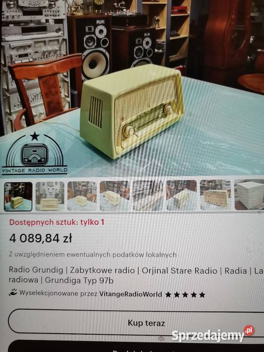 Stare radio lampowe Grundig 97 z lat 50 tych Kraków