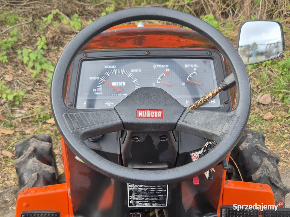 Traktorek KUBOTA X20D 20 44 Wspomaganie Wspomaganie kierownicy Małuszyn