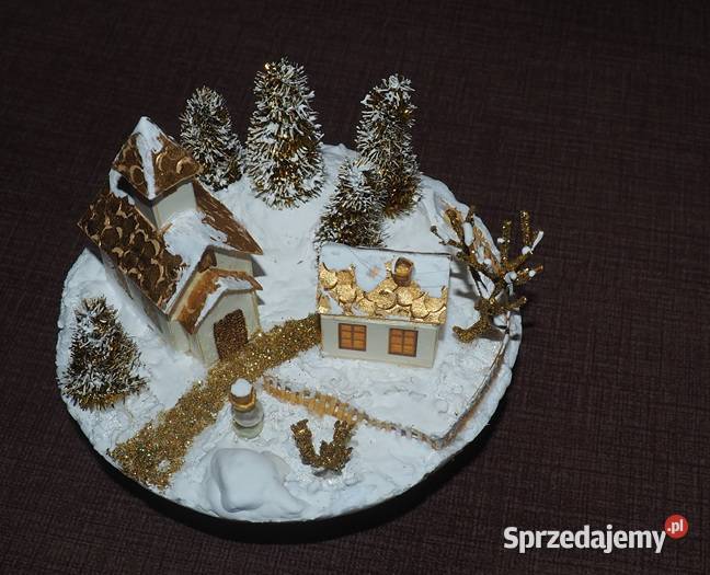 Elegancka świąteczna bombka 3d ręcznie robiona Żory