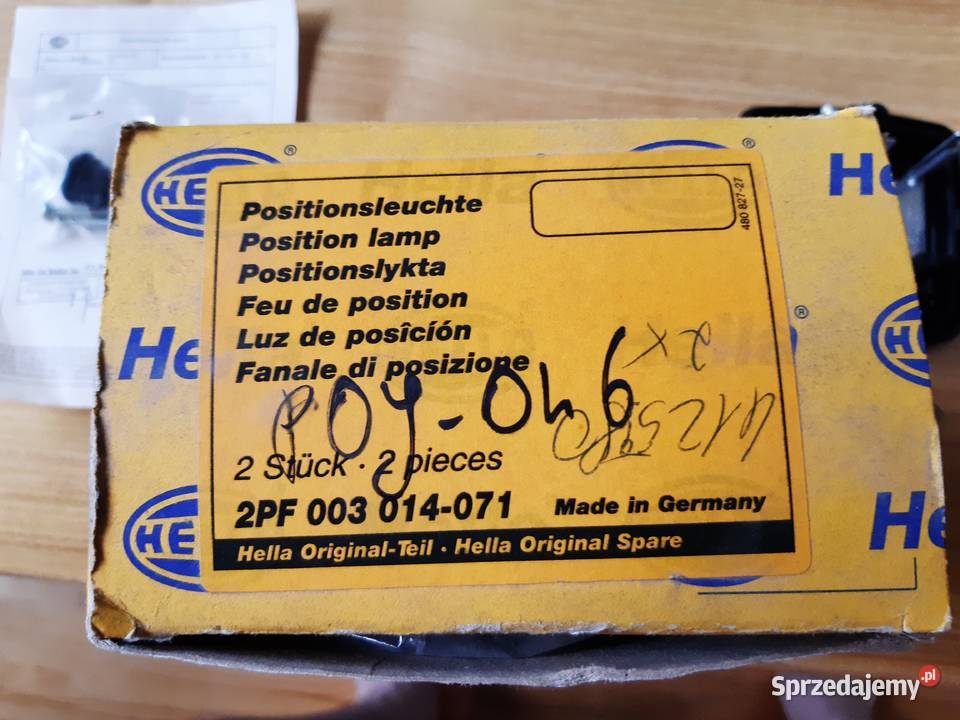Lampa pozycyjna Hella Radomsko sprzedam
