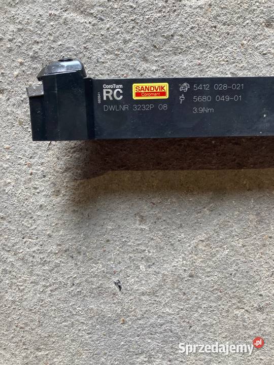 Nóż tokarski Sandvik DWLNR 3232P 08 FV Czarnożyły