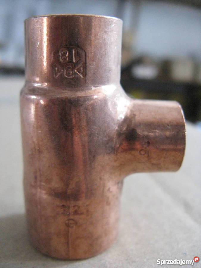 Trójnik Redukcyjny Miedziany 22X18X15 IBP Siedlce