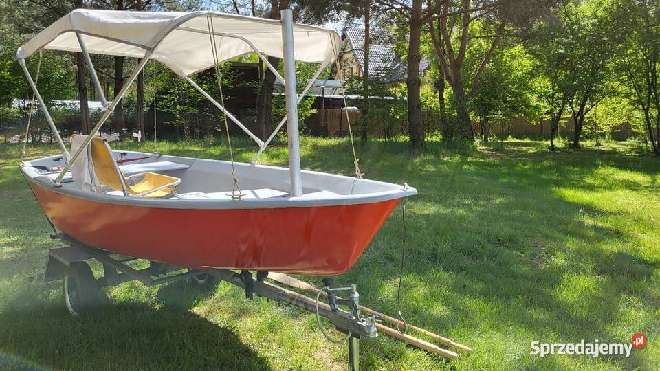 Jachcik żaglowy wiosłowy silnik 4 suwowy Iława