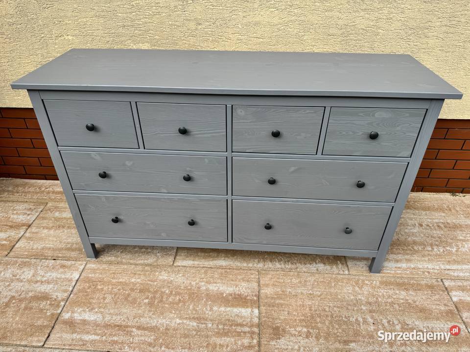 Komoda drewniana Ikea Hemnes szuflady duża Sulbiny