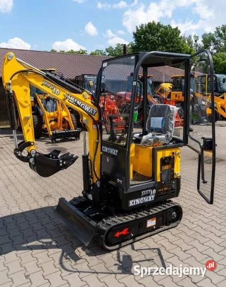 Minikoparka KINGWAY 1000 z kabiną JEFF 10 Koparki Warszawa