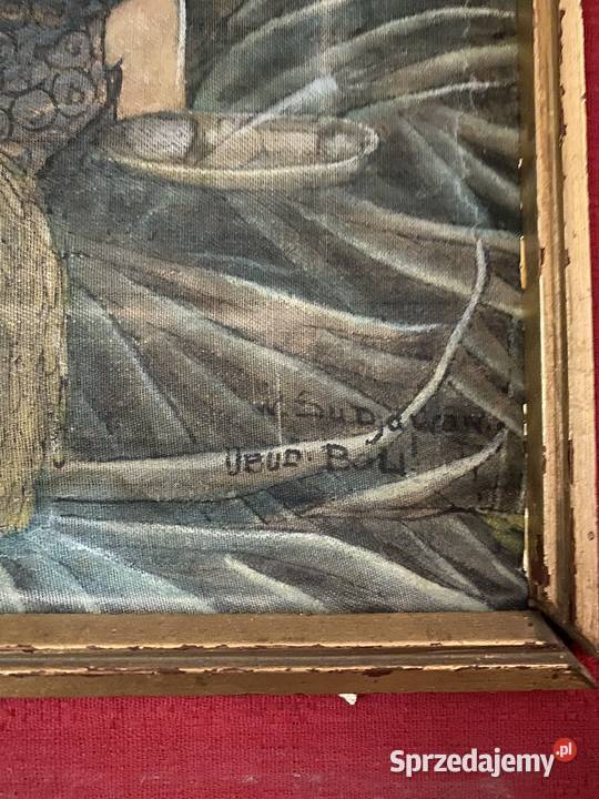 Obraz na tkaninie scena rodzajowa sztukowa Malarstwo mazowieckie Warszawa