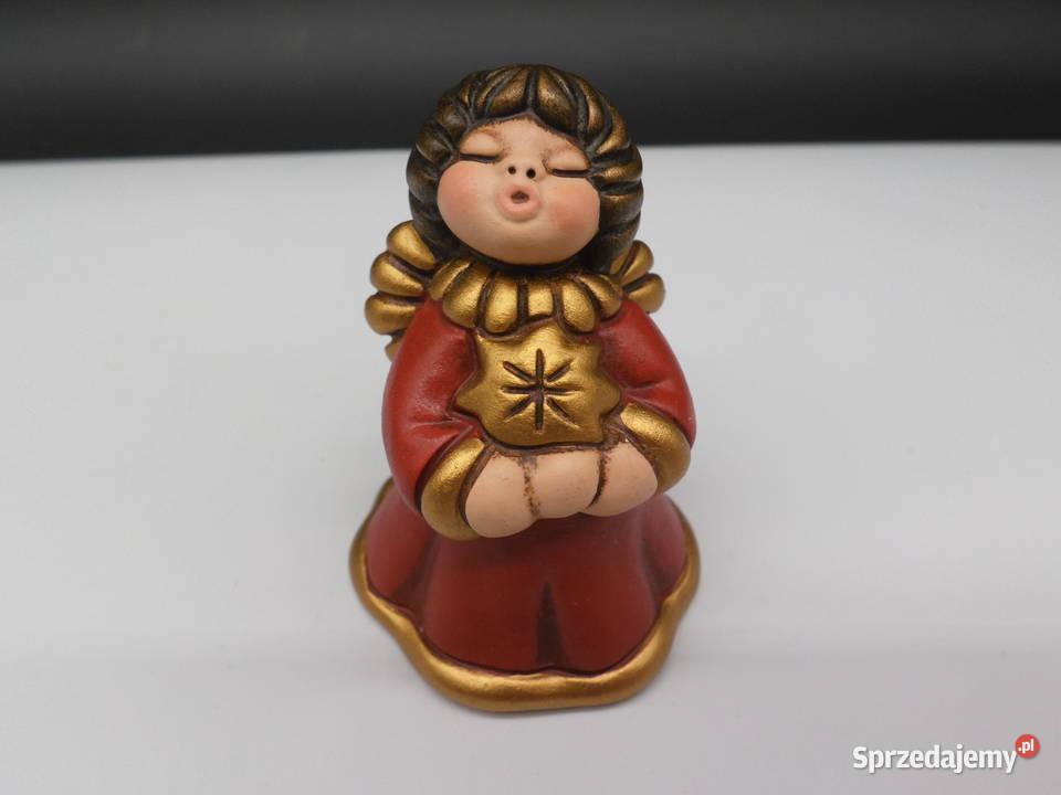 Ceramiczny Aniołek THUN Włochy Anioł Stróż Raszków