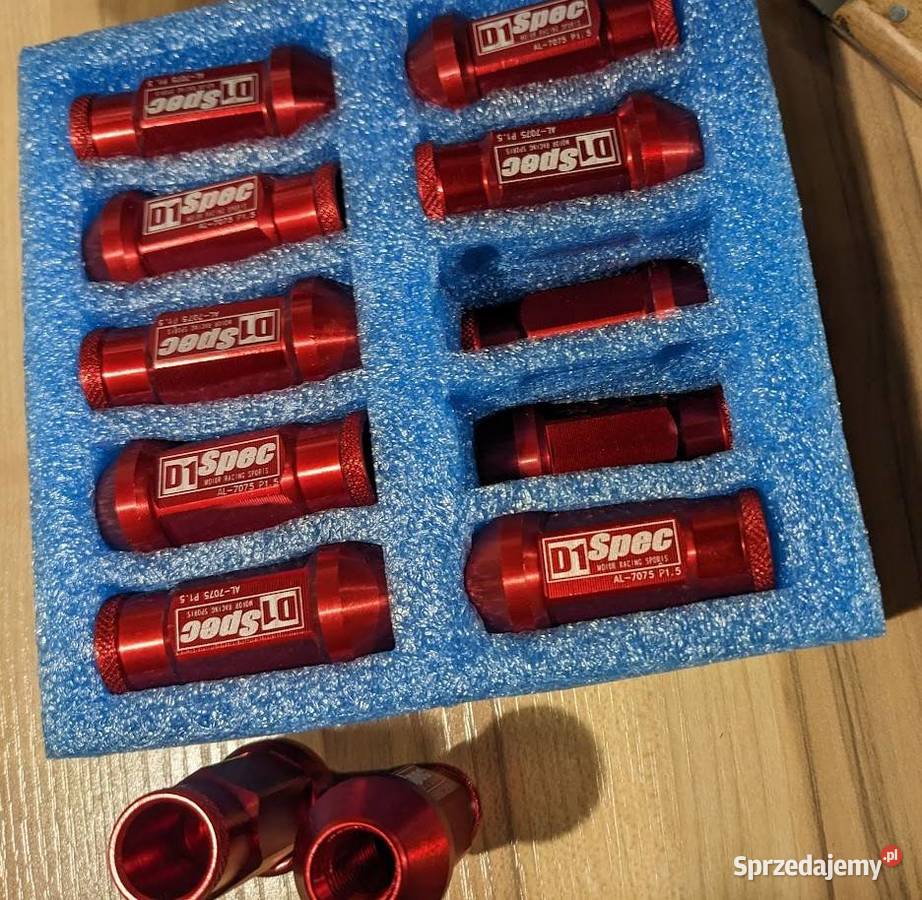 Zestaw 20 aluminiowych nakrętek D1 do felg kół mazowieckie Pruszków