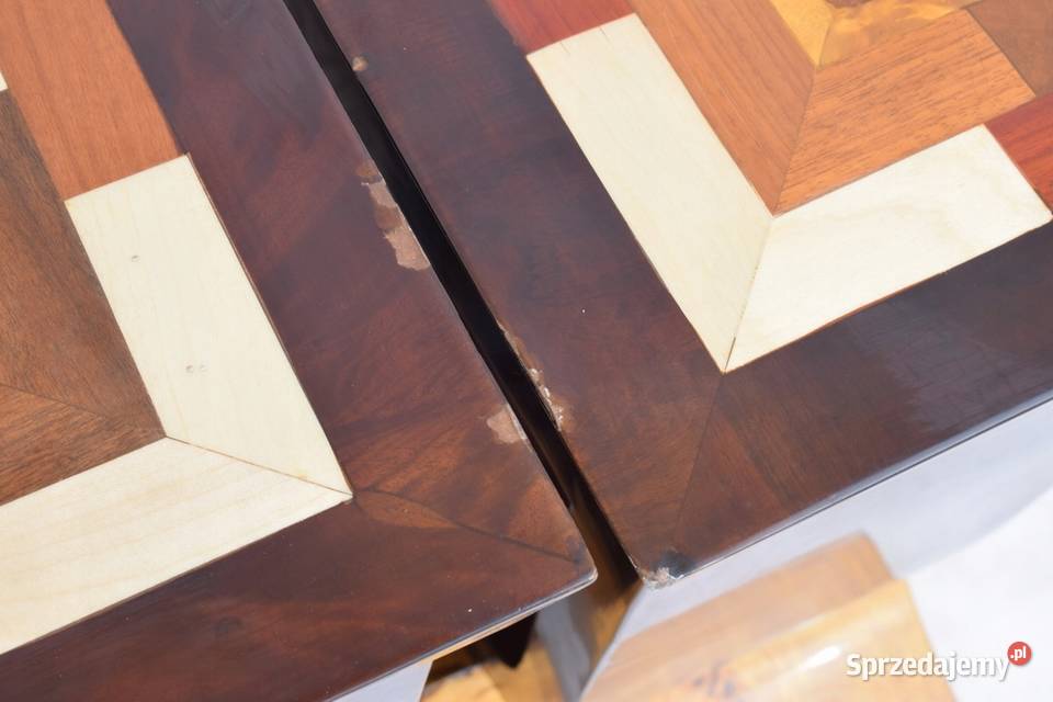 Dwa Nakastliki Stoliki Szafki Nocne Art Deco Kraków